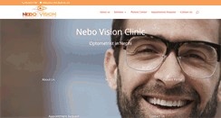 Desktop Screenshot of nebovisionclinic.com